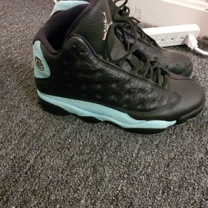 Air jordan 13 black and teal